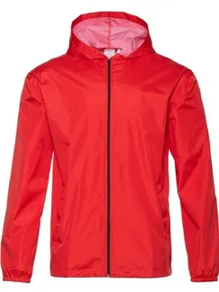 Ветровка унисекс, размер XS, цвет красный