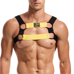 Мужская портупея желтая JOCKMAIL JM904-13