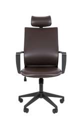 Офисное кресло Chairman 545 Россия экокожа коричневый