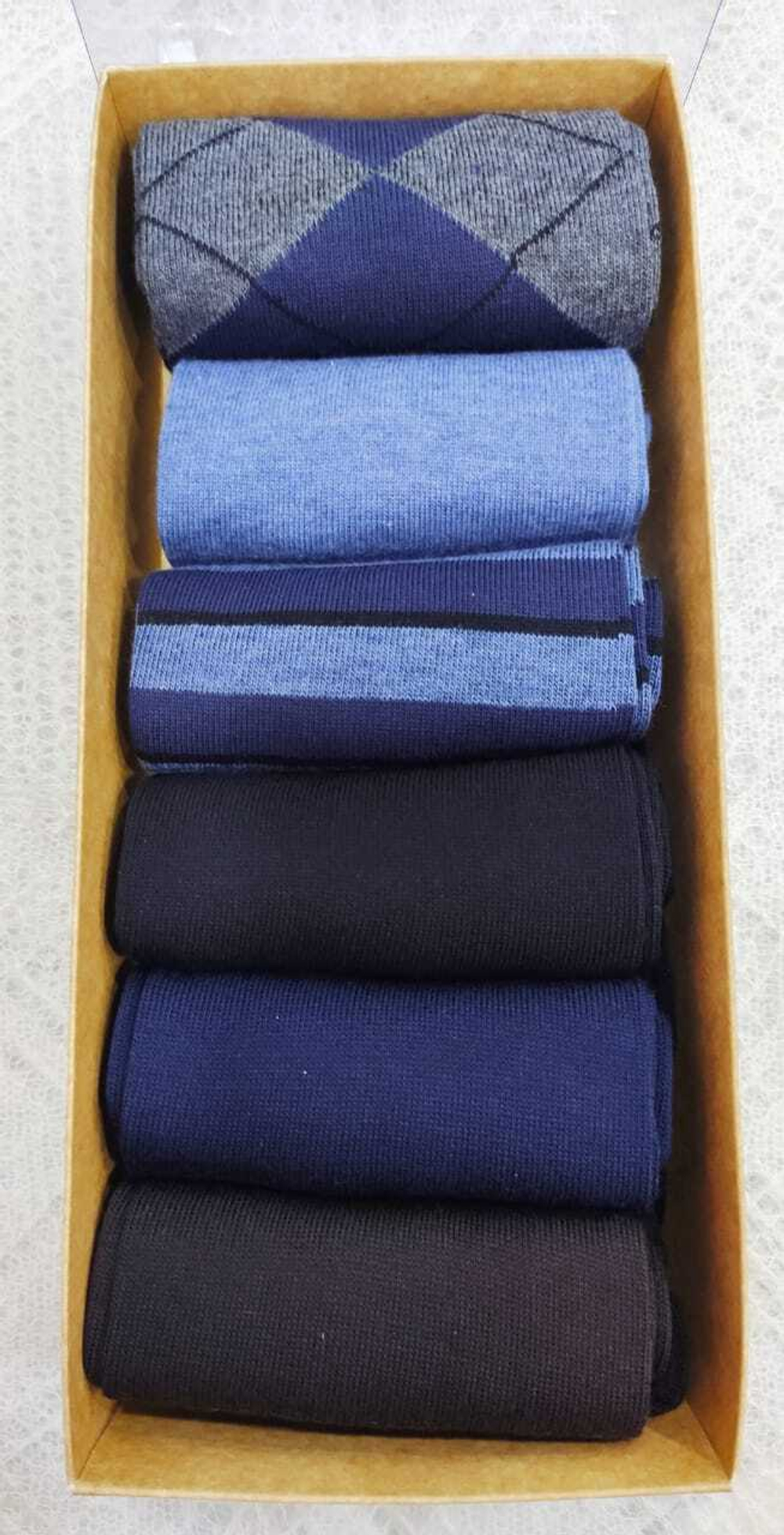 Носки мужские Набор подарочный Н139-11 синий