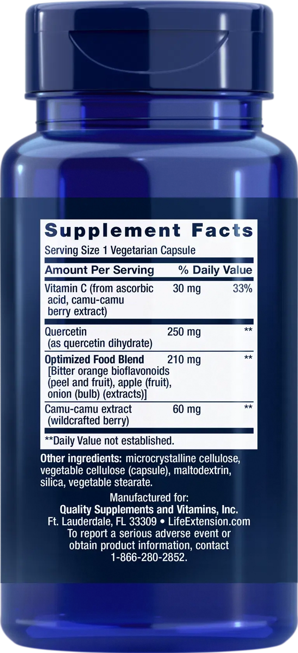 Optimized Quercetin 60 капсул Life Extension