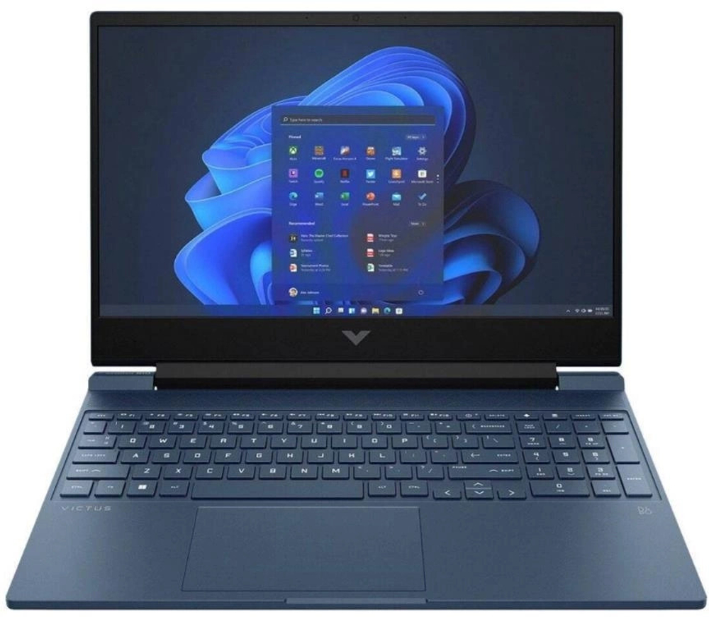 Ноутбук  HP Victus 15-fa0033dx 15.6 ", Core i5, 8 Гб RAM, 512 Гб SSD, GeForce RTX 3050, Синий