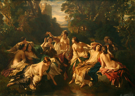 Franz Xaver Winterhalter (1805-1873) - эротическое искусство немецкого художника