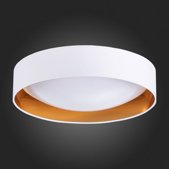 SLE201122-01 Светильник потолочный Белый, Золотистый/Белый LED 1*24W 4000K ORBIO