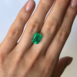 Изумруд, Октагон, 1 шт / 5,32 карат, Колумбия