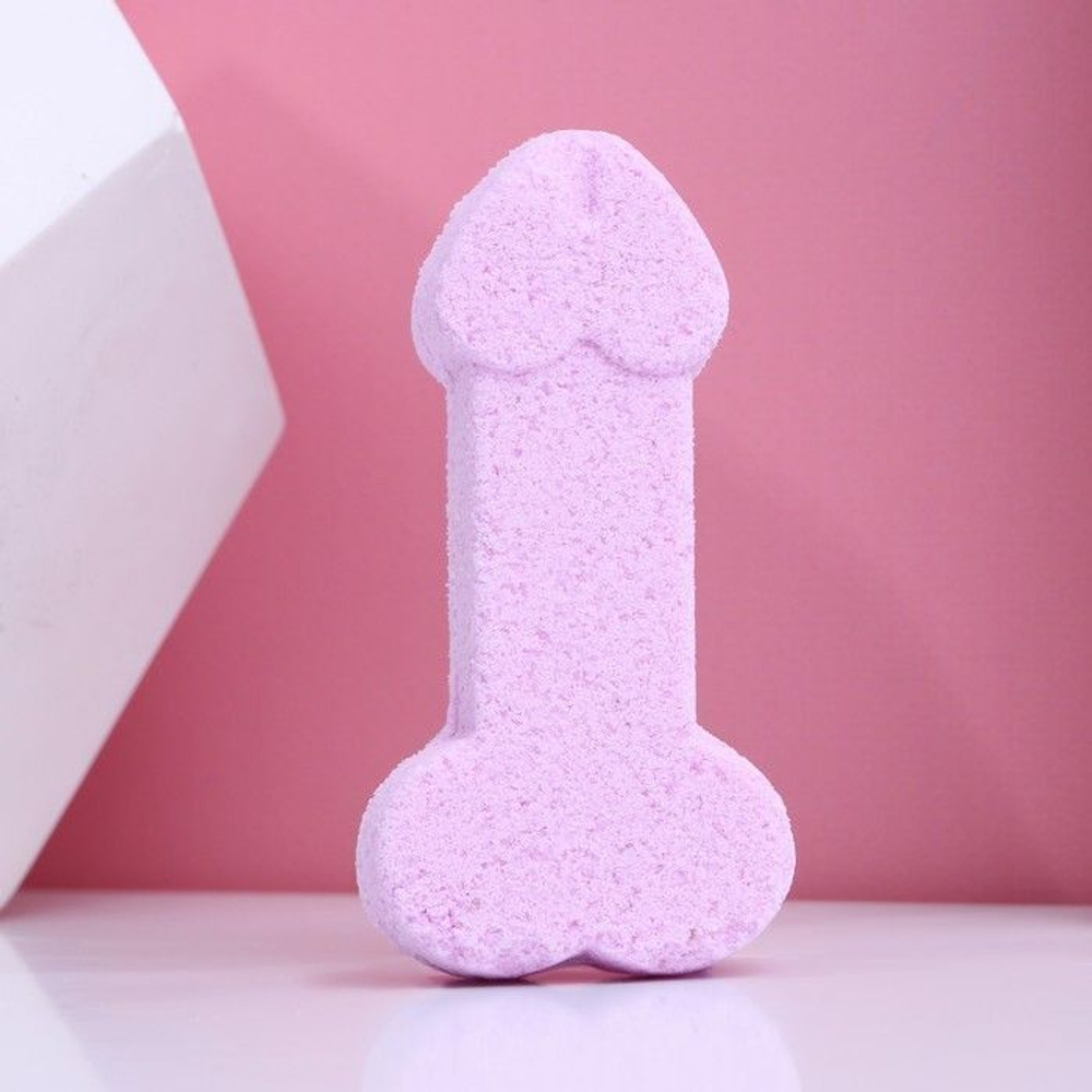 Бомбочка для ванны «Бывший позавидует» с ароматом земляники - 60 гр. (Цвет: розовый)