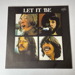 Винтажная виниловая пластинка LP The Bealtes Битлз Let It Be Пусть Будет Так (Россия 1992)