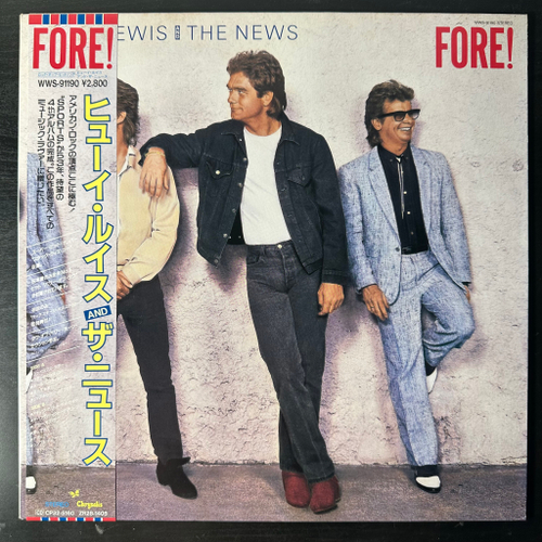 Huey Lewis And The News ‎– Fore! (Япония 1986г.)