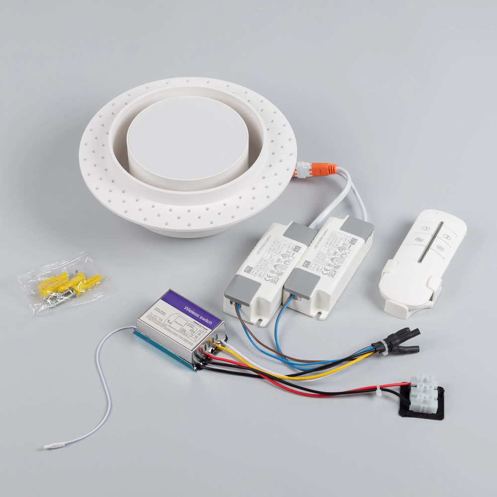 Светильник SP-ARCLOOP-TRIMLESS-D180-20W Day4000-Warm3000 (WH, 120 deg, 230V) (Arlight, Алюминий) 051584