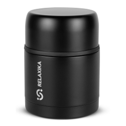 Термос для еды Relaxika 301 (0,5 литра), черный