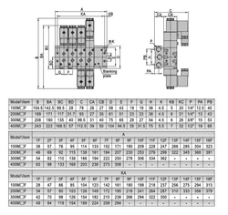 Пневмоплита для пневмораспределителей 4V310-10 / 4V330-10 300M