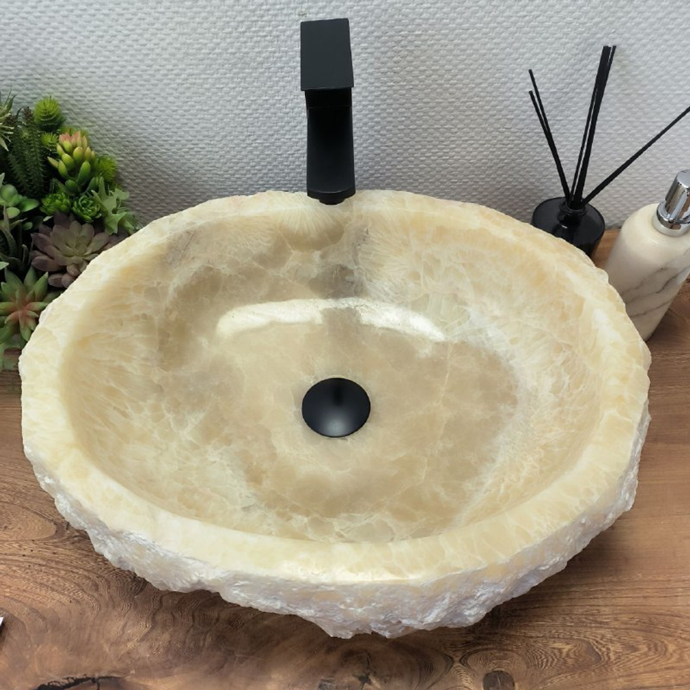 Раковина из оникса Erozy Yellow EO-62577 53*40*15 0095