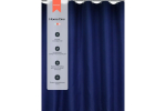 Штора для ванной Home One NEW Waffle, 180х180, полиэстер, темно-синий