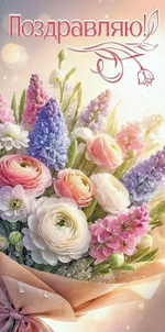 Конверт для денег "Поздравляю!" 50000733 (Праздник)