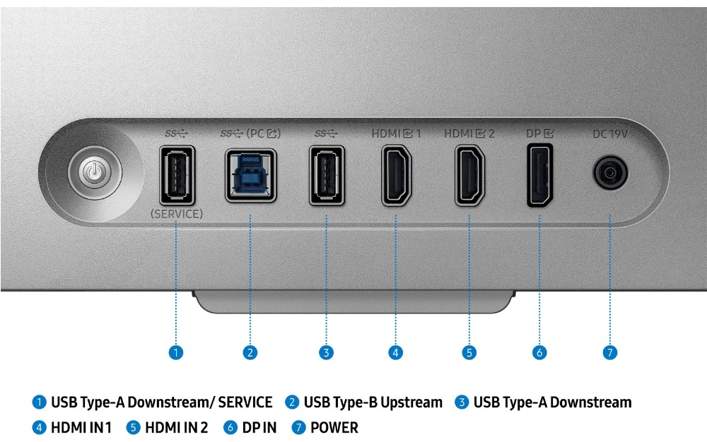 Монитор 27&#34; Samsung LS27FG900XIXCI серебристый