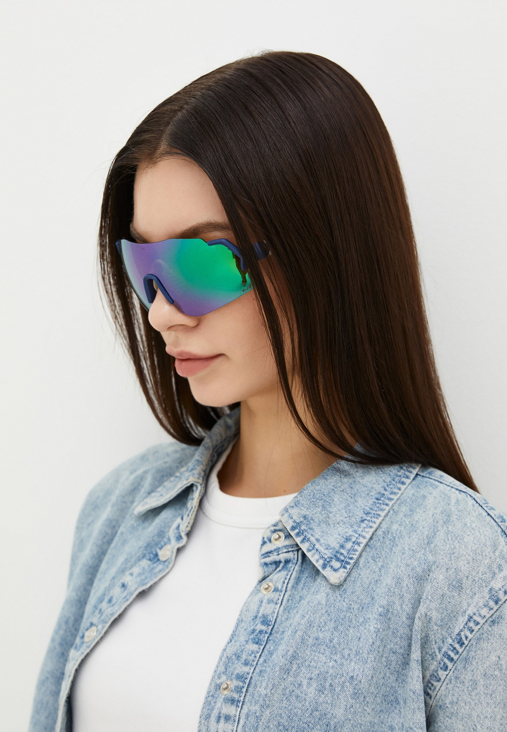 Спортивные очки HILX Savage 2.0 Matt Blue Warm Grey / Green Lens