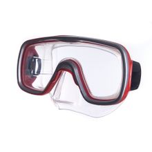 Маска для плавания SALVAS Geo Md Mask CA140S1RYSTH, размер Medium, красная