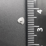 Накрутка 1 шт для микродермала Сердце 4 мм, толщина резьбы 1,6 мм для пирсинга. Титан G23