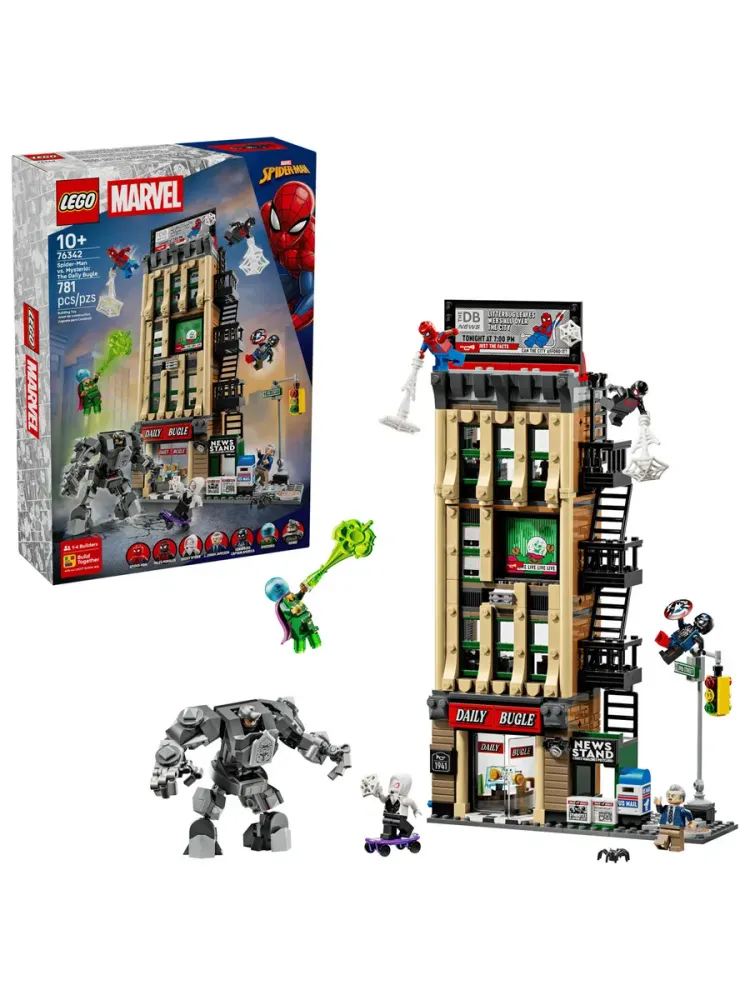 Конструктор Marvel 76342 Человек-паук против Мистерио