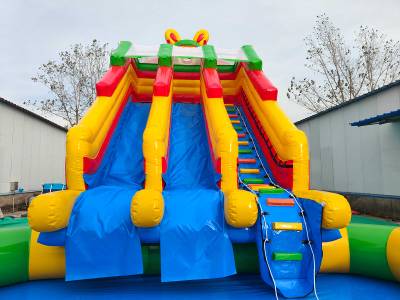 Надувная водная горка «Аква-монстро» 11*7*7,25 м