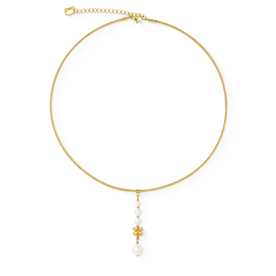 Колье Coeur de Lion White-Gold 1137/10-1416