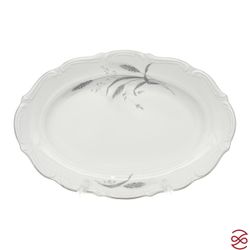 Блюдо овальное 33 см Repast Серебряные колосья