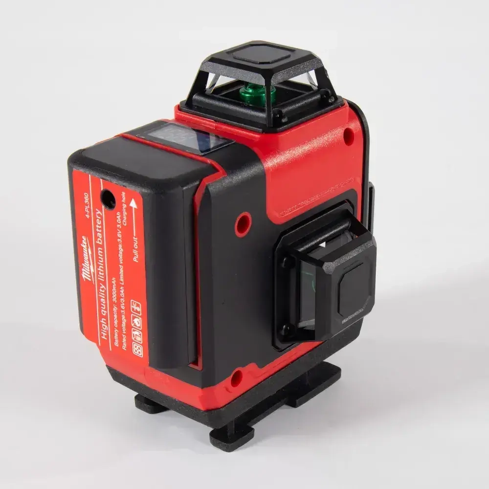 Лазерный уровень milwaukee 16 лучей зеленый