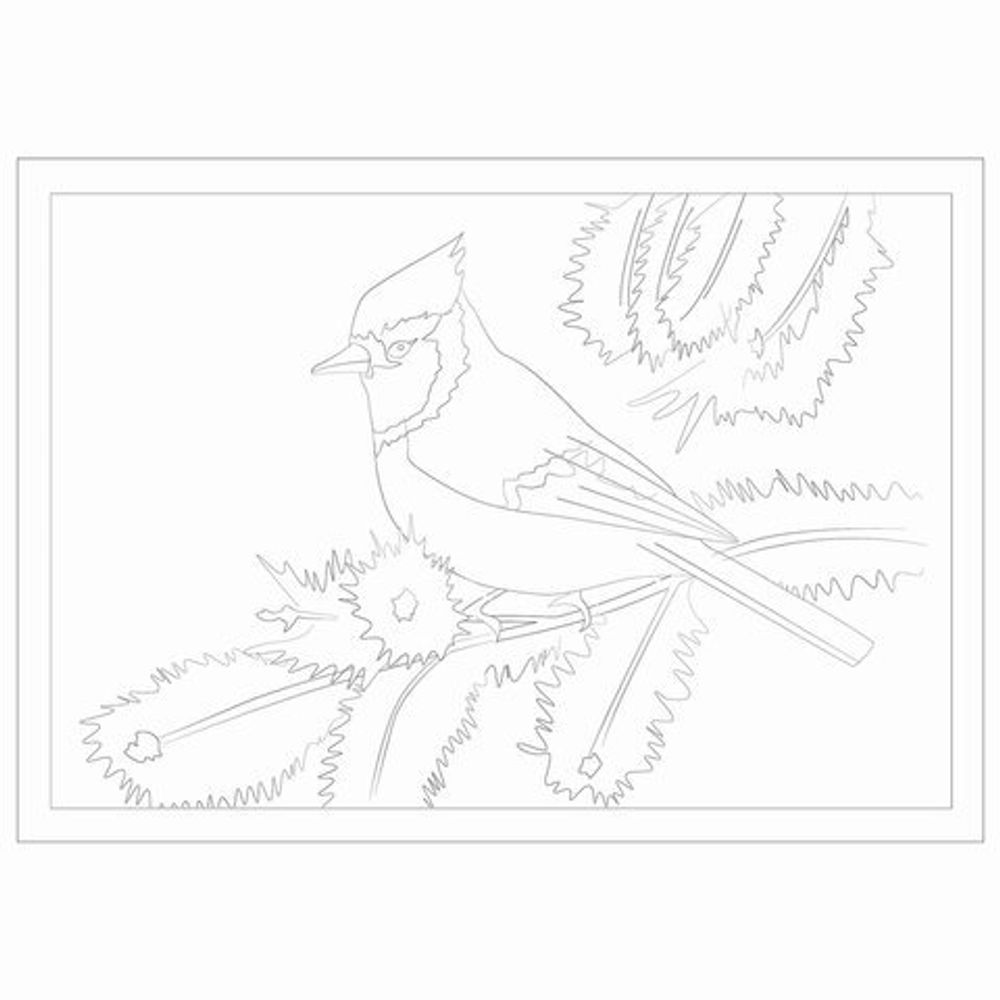 Бумага для акварели С ЭСКИЗОМ А4, 10 л., 200 г/м2, BRAUBERG, 111071