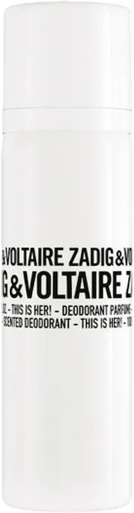 Zadig & Voltaire This is Her! Deodorant Spray 100 ml Zadig & Voltaire This is Her! Deodorant Spray 100 ml