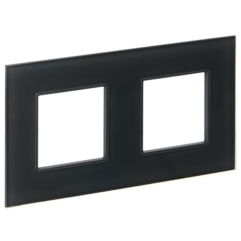 Рамка 2-м SKANDY SK-F22G стекло графит IEK SK-M22-G-K53