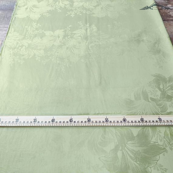 Сатин-жаккард &quot;Фисташка&quot; | ш.250 см | 146 г/м² | хлопок-100%