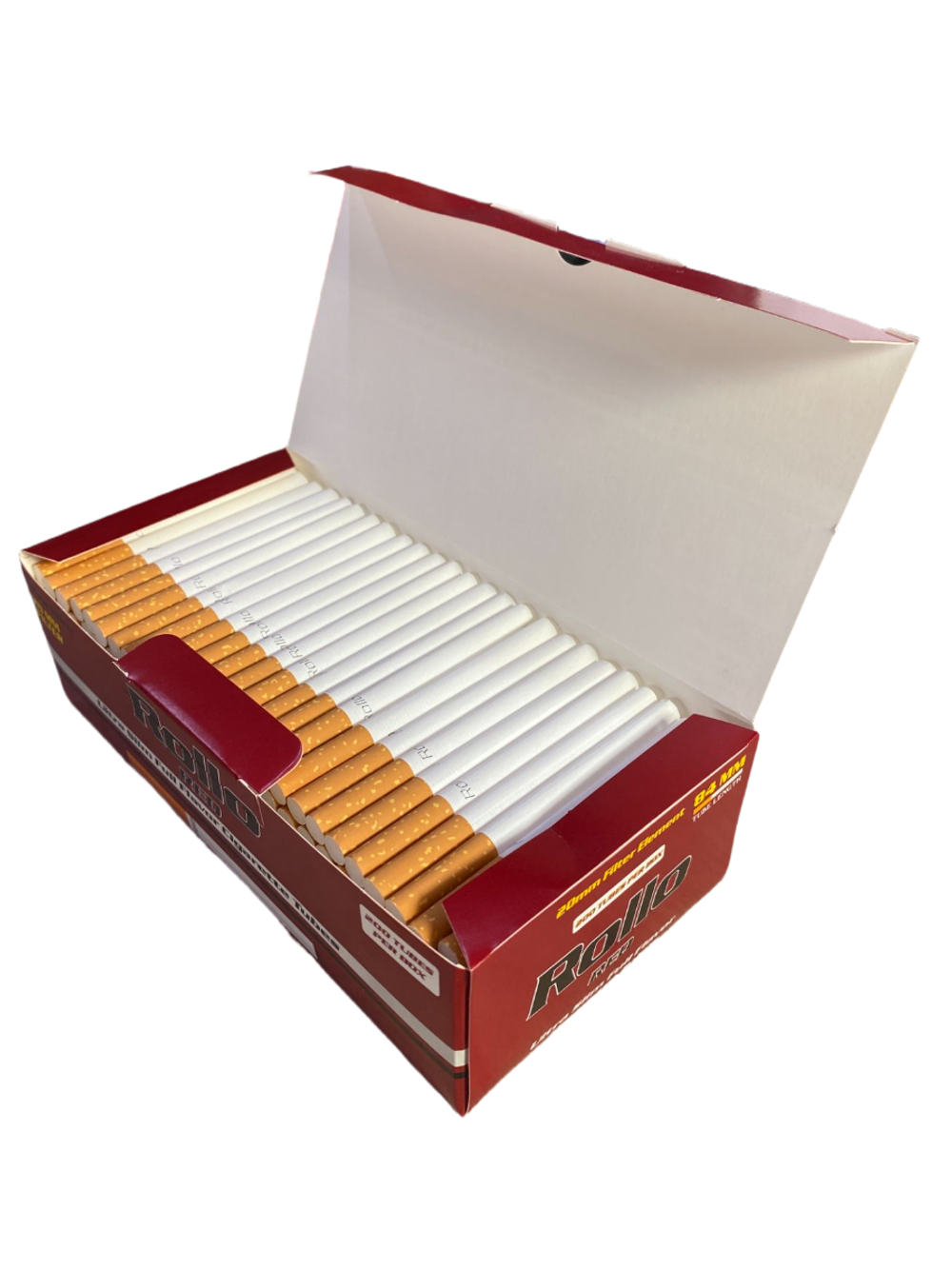 Гильзы для сигарет "Rollo" Red Ultra Slim 6.5/20мм 200шт