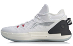 LiNing Li Ning Yu Shuai 13 Low non-slip wear-resistant mid-top basketball shoes white