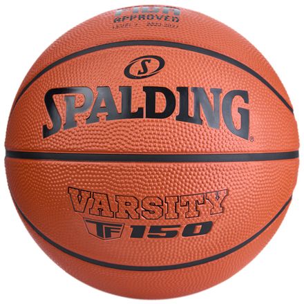 Мяч баск. SPALDING TF-150 Varsity Logo FIBA 84421z, р.7, FIBA Approved, резина, коричнево-черный