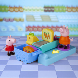 Игровой набор Hasbro Swinka Peppa - Свинка Пеппа набор для покупок в супермаркете -магазине + 2 фигурки