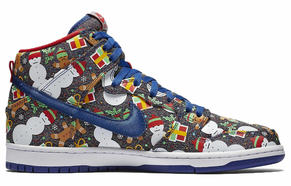 Кроссовки Nike Dunk Sb Concepts Ugly Christmas Sweater 2017