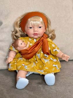 Кукла Nines 40см мягконабивная в пакете (N1600K)