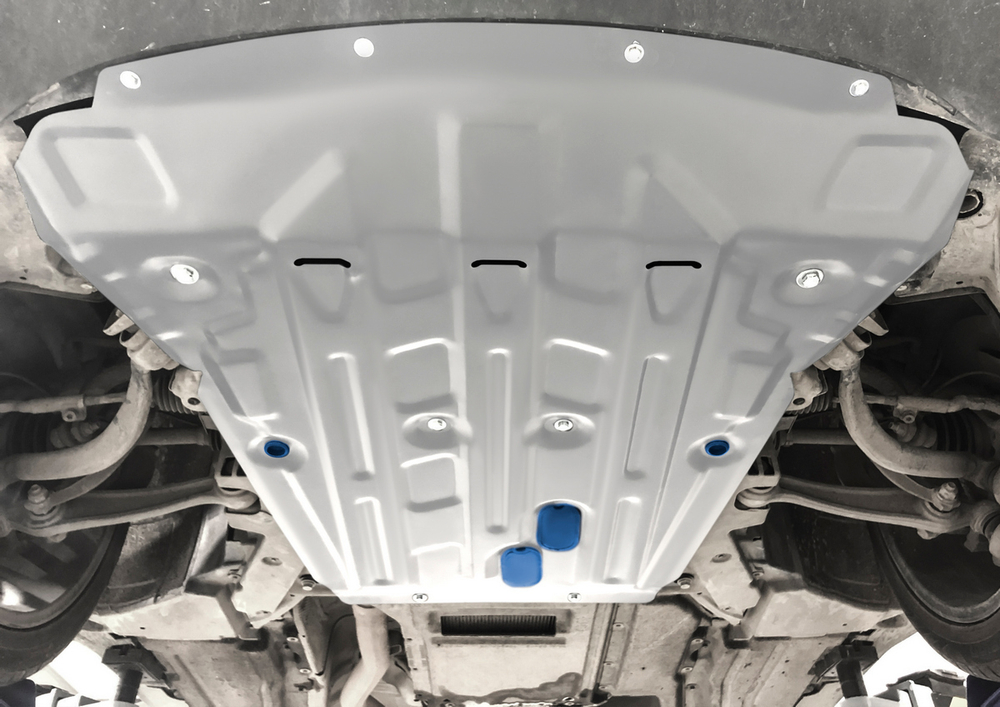 Защита картера Rival для BMW X5 F15 (V - 4.4) (xDrive50i) 2013-2018/BMW X5 F15 (V - 3.0) (xDrive35i) 2013-2018/BMW X5 F15 (V - 3.0D) (xDrive25d, xDrive30d, xDrive40d) 2013-2018/BMW X6 F16 (V - 4.4) (xDrive50i) 2014-2020/BMW X6 F16 (V - 3.0) (xDrive35i) 2014-2020/BMW X6 F16 (V - 3.0D) (xDrive30d) 2014-2020, штампованная, алюминий 3 мм, с крепежом, 333.0523.1