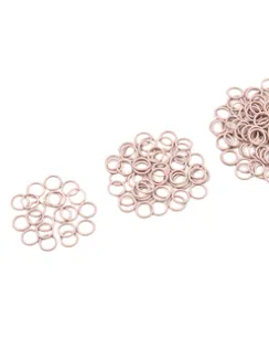 Кольцо Arta-F, 10 мм, металл, серебристый пион 168