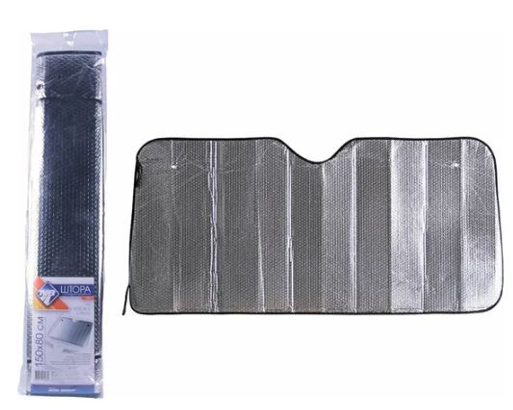 Шторка на лобовое (фольга) 800*1500   большая Nova Bright 46856