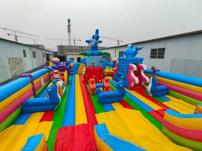 Коммерческий надувной батут «На морском дне 2», 20*10*8,5 м.