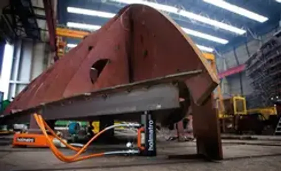 Алюминиевый домкрат Holmatro HAC 50 H 15 двойного действия с гидравлическим возвратом