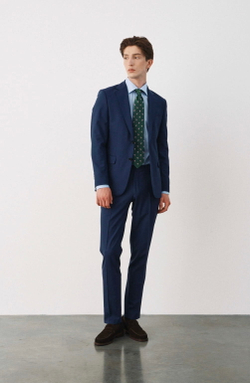 Мужской костюм двойка (синий) В62