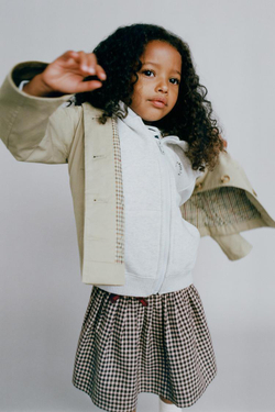 ZARA ТРЕНЧ С ВЕЛЬВЕТОВЫМ ВОРОТНИКОМ, БЕЖЕВЫЙ