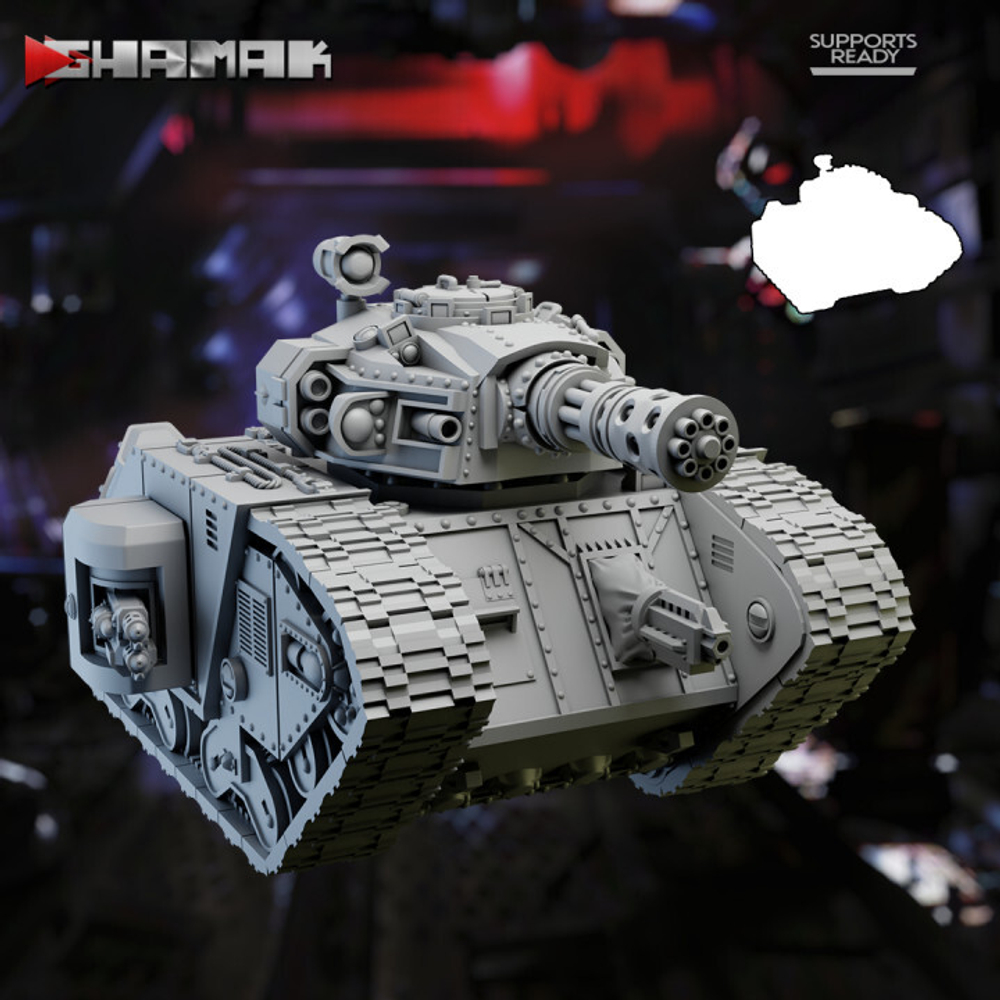 Astra Militarum Leman Russ Леман Русс №2 Каратель миниатюра для dnd, днд, pathfinder, фентези, Настольная игра, НРИ, Варгейм, РПГ