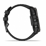 Смарт часы Garmin Fenix 7X Pro Solar Edition серый корпус c черным ремешком