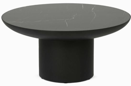 Кофейный стол Floss диаметр 75 черный
