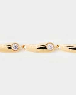 Колье Caramelle серебро 925 пробы покрытое золотом