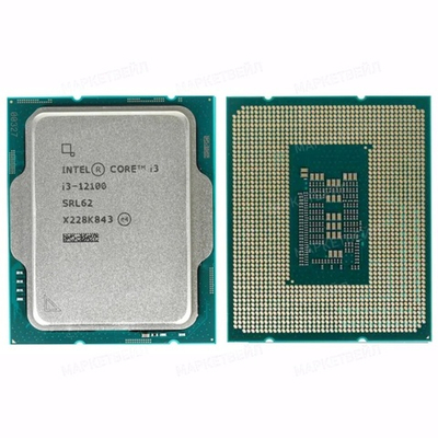 Процессор CPU Intel Core i3-12100, LGA1700 (3.3GHz/12MB/4 cores), TDP 60W, OEM