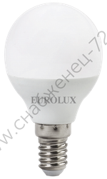 Лампа светодиодная EUROLUX LL-E-G45-7W-230-4K-E14